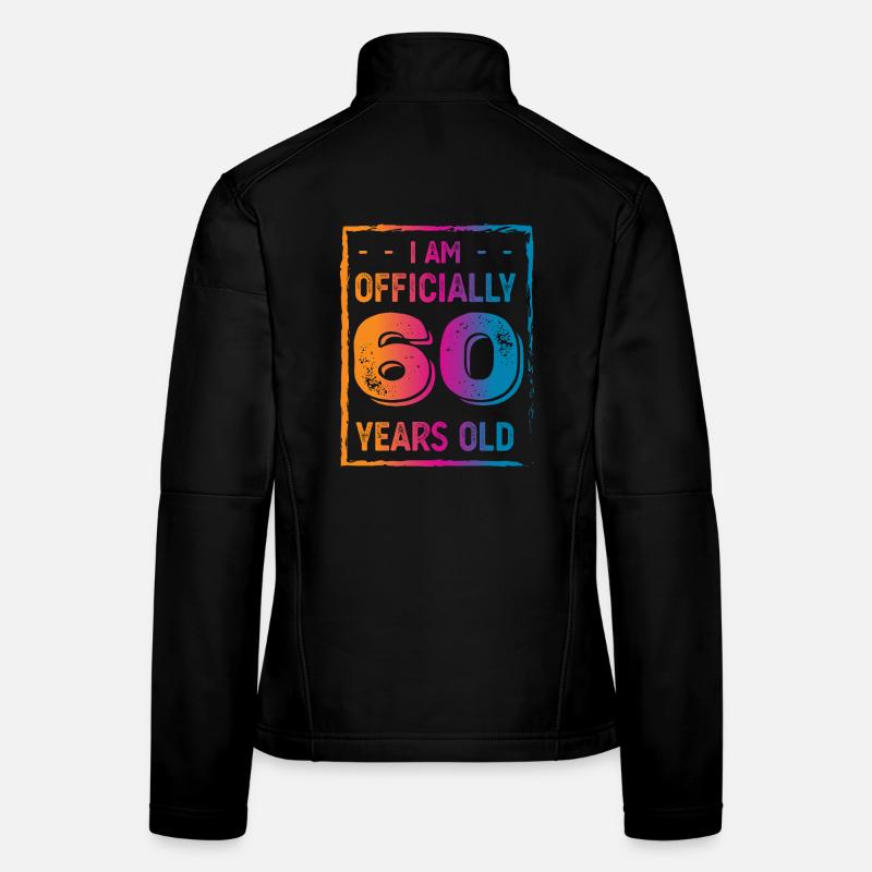 60th Birthday Women's Softshell Jacket