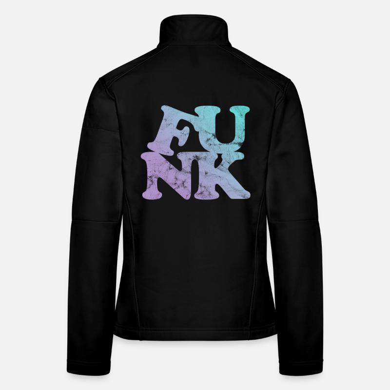 Funk Musik Frauen Softshelljacke