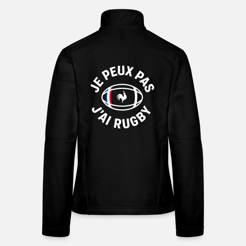 Coq Rugby Français – Je peux pas Veste en tissu softshell Femme