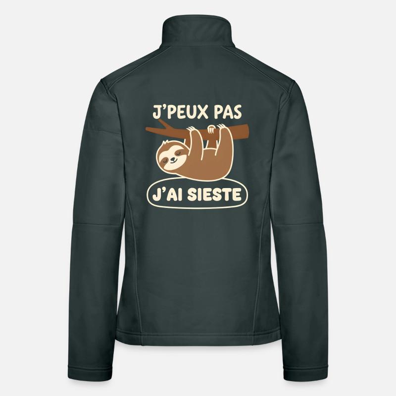 Faultiers Nickerchen Frauen Softshelljacke