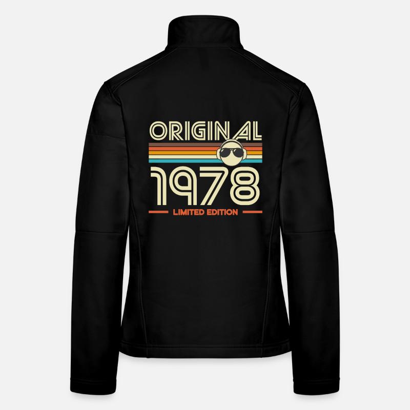 Original 1978 Edition Rétro Limité Veste en tissu softshell Femme