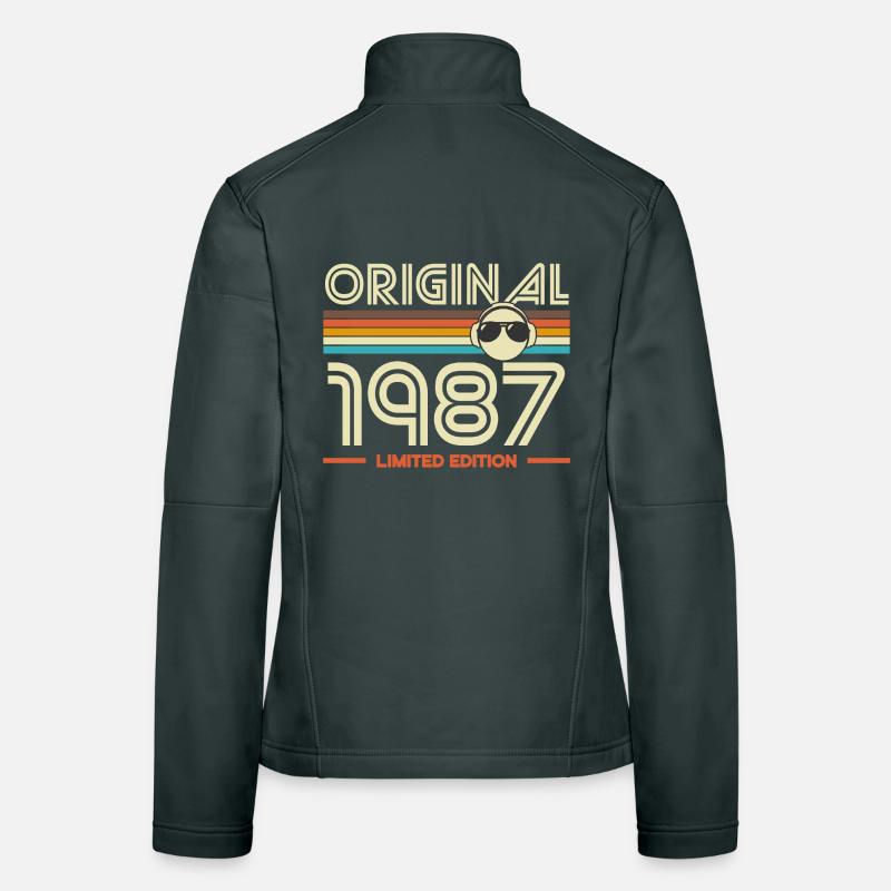 Original 1987 Édition Retro Veste en tissu softshell Femme