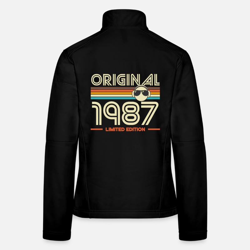 Original 1987 Édition Retro Veste en tissu softshell Femme
