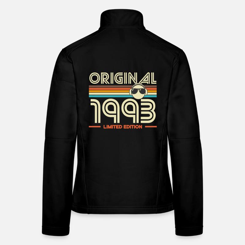 Originale Retro Limited Edition von 1993 Frauen Softshelljacke