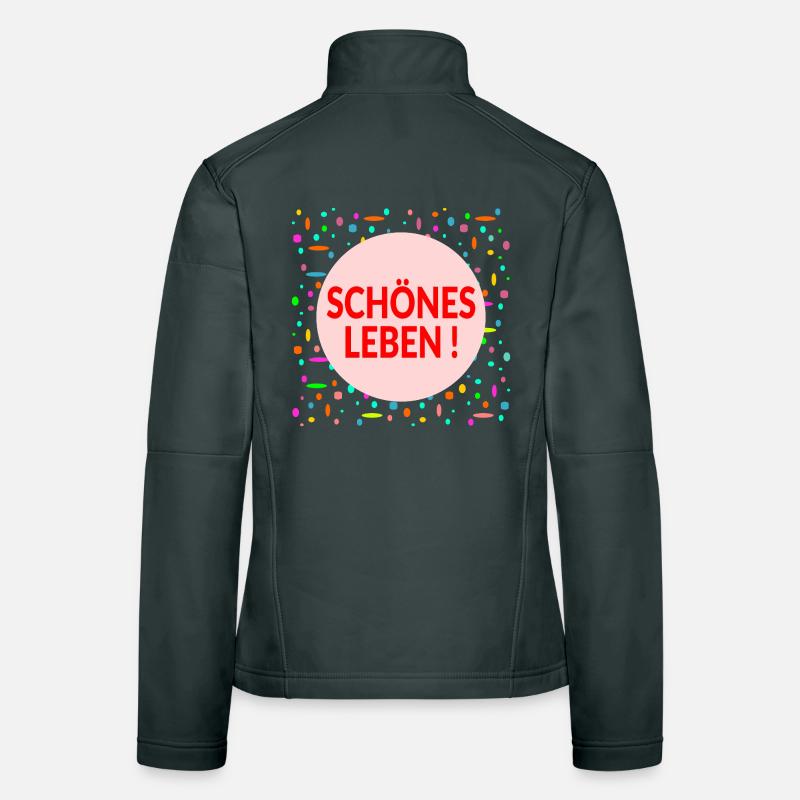 Lebensplan Schönes Leben Frauen Softshelljacke