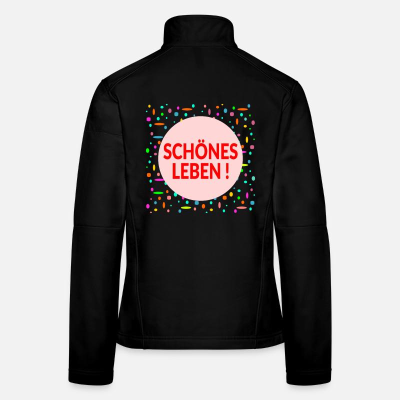 Lebensplan Schönes Leben Frauen Softshelljacke