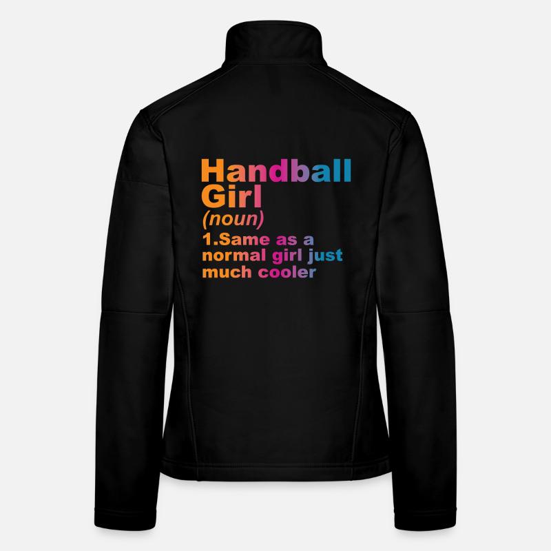 Handball player Women's Softshell Jacket