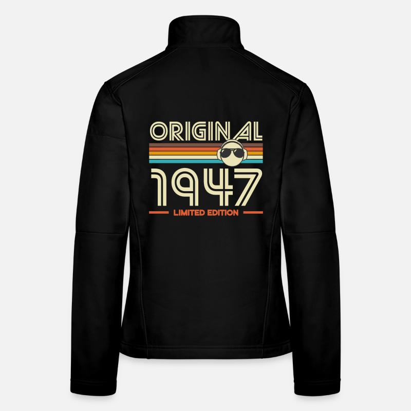 Original 1947 Vintage Retro Tee Women's Softshell Jacket