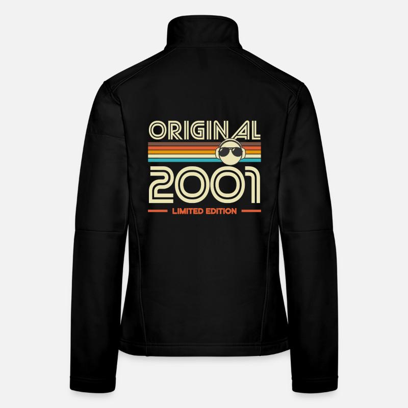 Original 2001 Edition Retro Veste en tissu softshell Femme