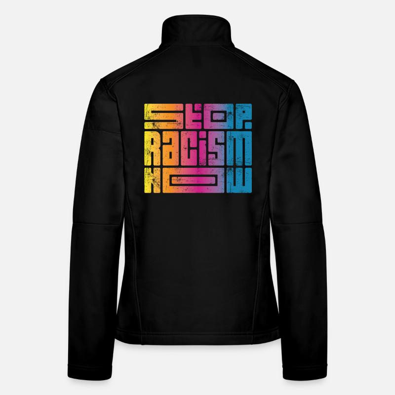 Stop Racism Now Women's Softshell Jacket