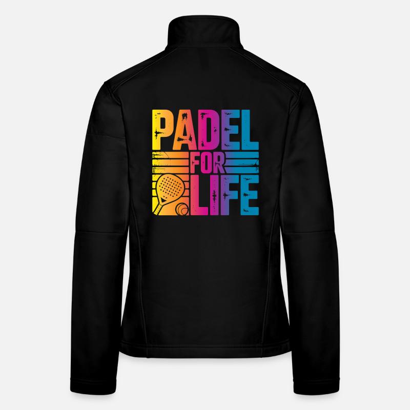 Padel à vie Veste en tissu softshell Femme