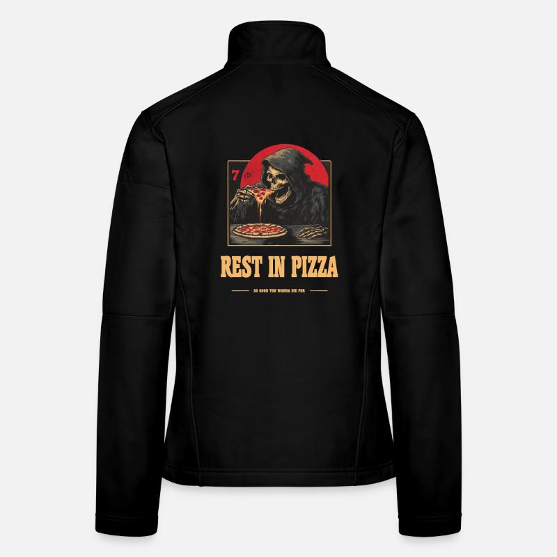 Repos dans la pizza Veste en tissu softshell Femme
