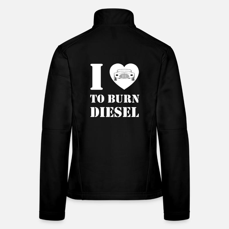 Ich liebe Dieselverbrennung Frauen Softshelljacke