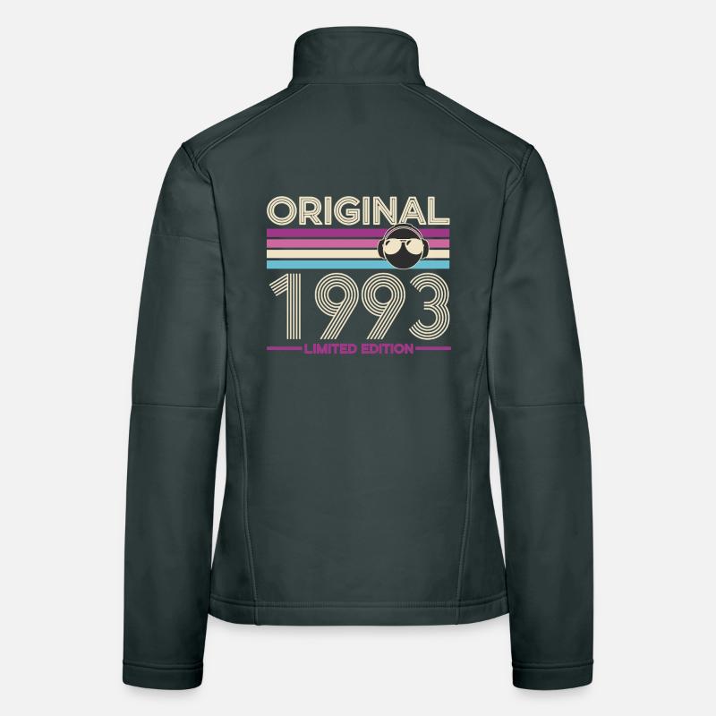 Original 1993 Édition Limitée Rétro Veste en tissu softshell Femme