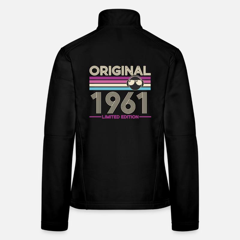Original 1961 Édition Retro Veste en tissu softshell Femme