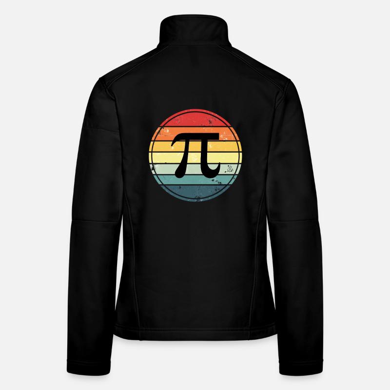 Pi Mathematik - Frauen Softshelljacke - Schwarz