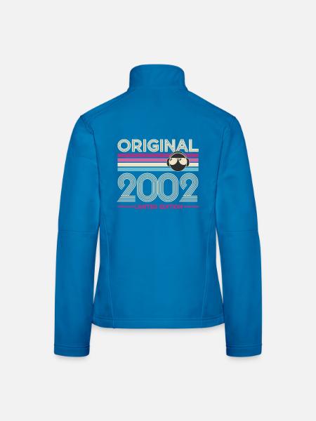 2002 Retro Limited Edition - Women's Softshell Jacket - black - Back
