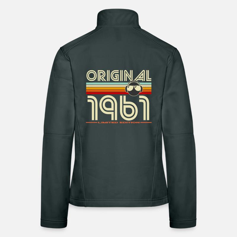 Original 1961 Rétro Casques Tee Veste en tissu softshell Femme
