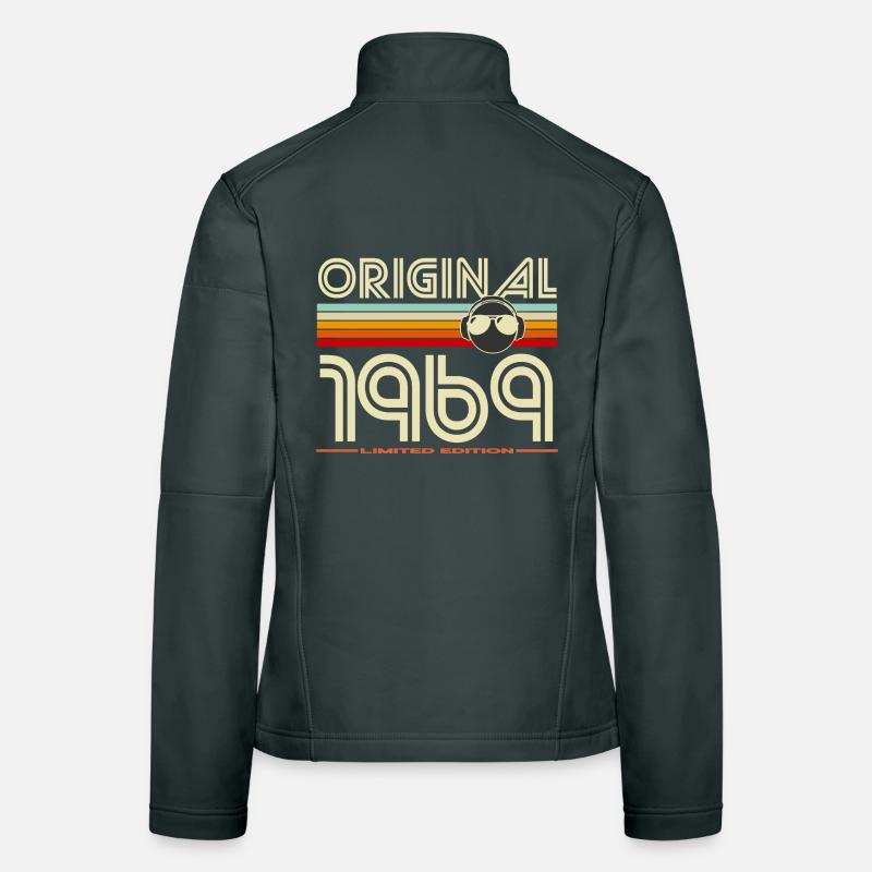 Originale Retro-Edition von 1969 Frauen Softshelljacke