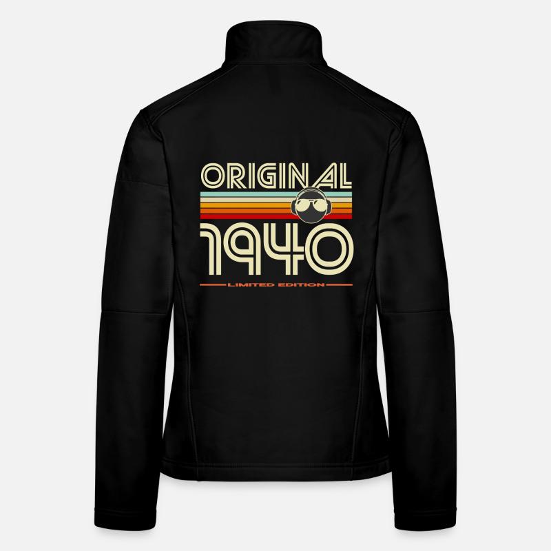 Originale Retro-Edition der 1940er Jahre Frauen Softshelljacke