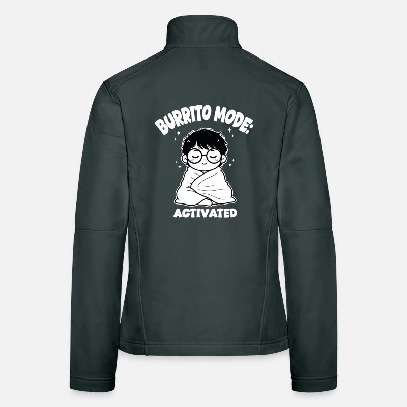 Burrito-Cover-Modus Frauen Softshelljacke
