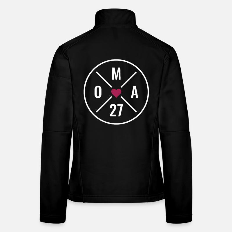 Oma 27 Herz Frauen Softshelljacke