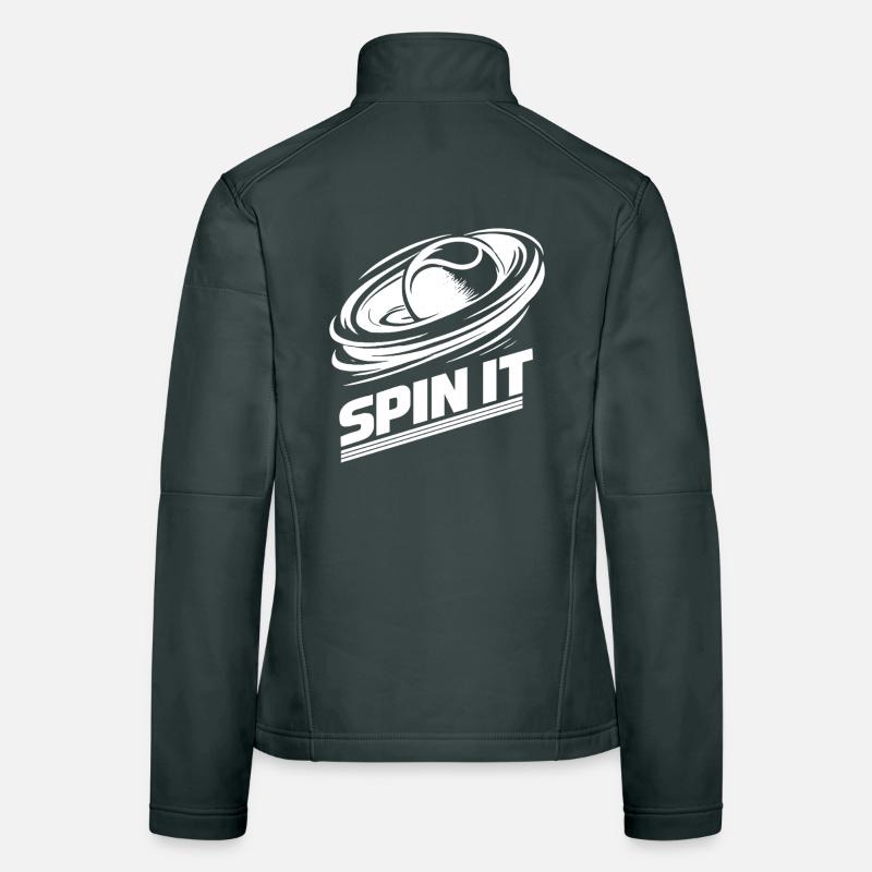Padel Spin It Sport Leidenschaft Performance Frauen Softshelljacke