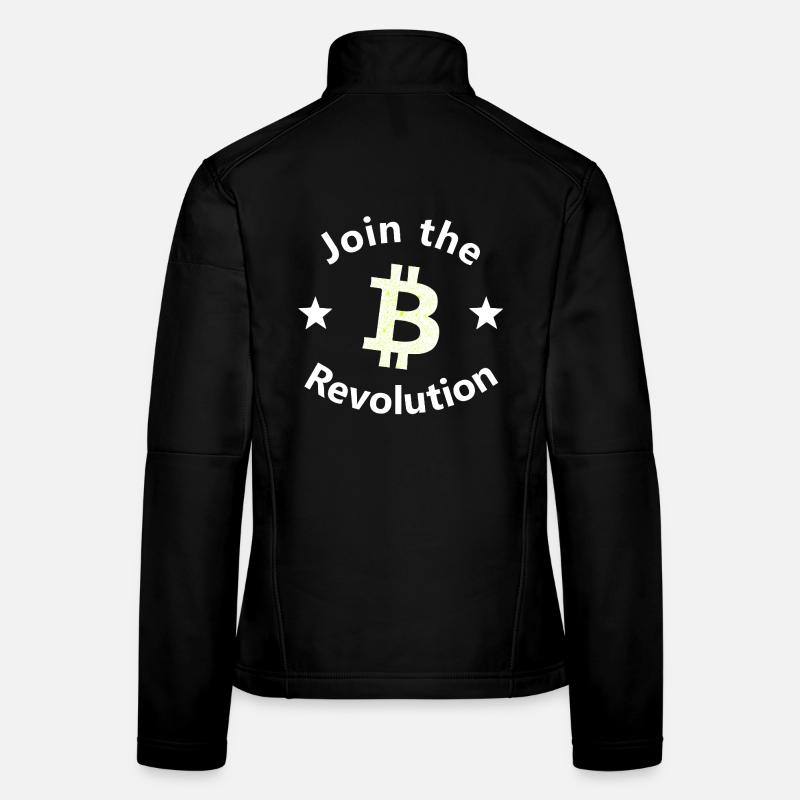 Bitcoin Revolt Circle Women's Softshell Jacket