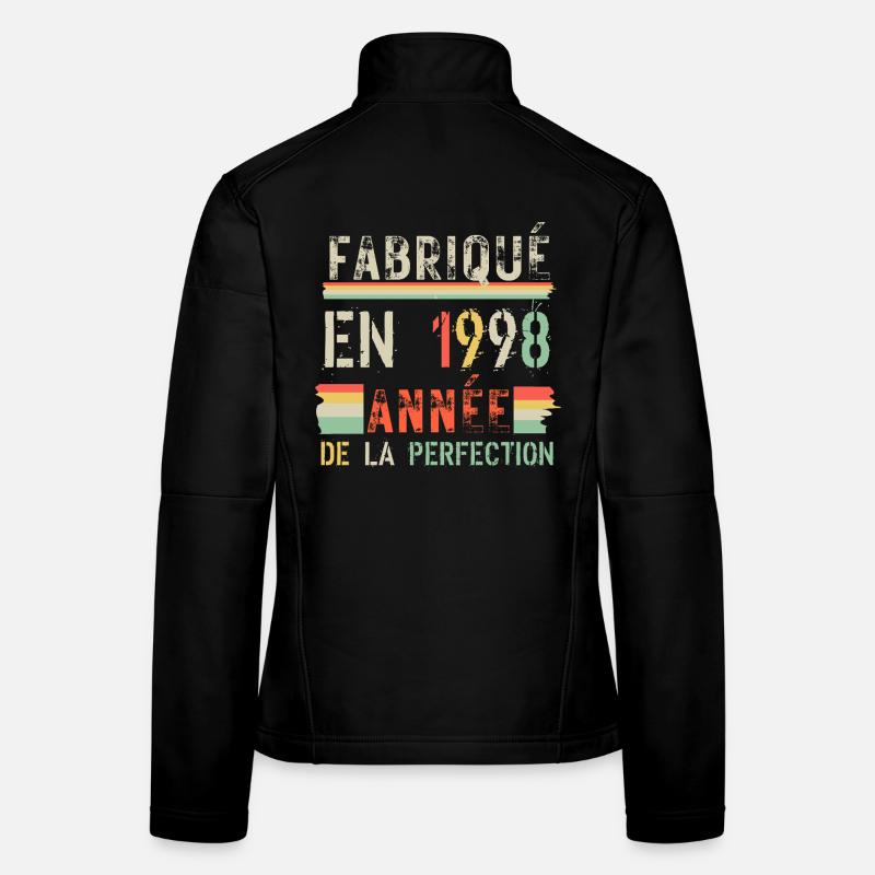 Fabriqué en 1998 Année Parfaite Veste en tissu softshell Femme