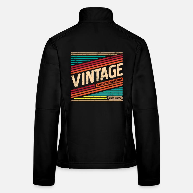 Vintage 1977 - Women's Softshell Jacket - black