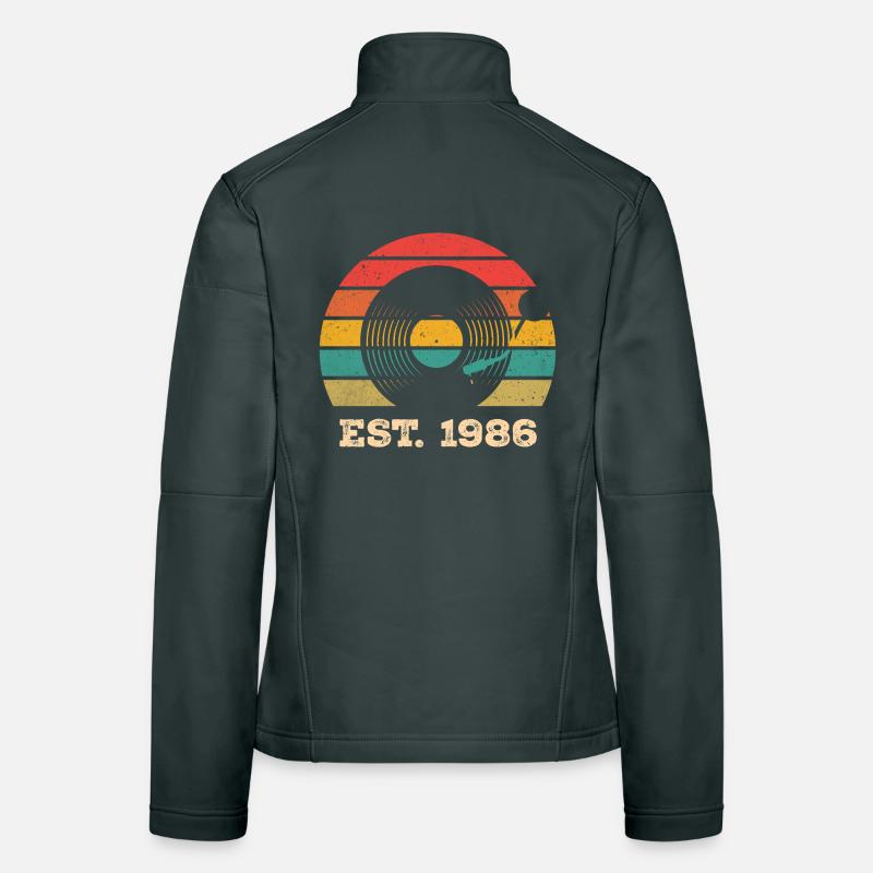 Millésime 1986 Veste en tissu softshell Femme