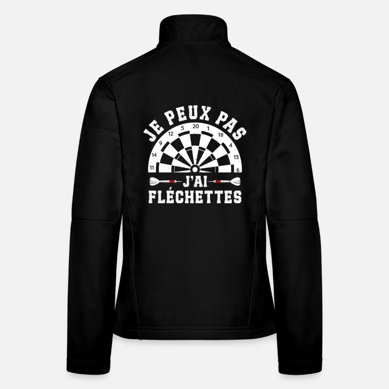 Je Peux Pas J'ai Fléchettes Veste en tissu softshell Femme