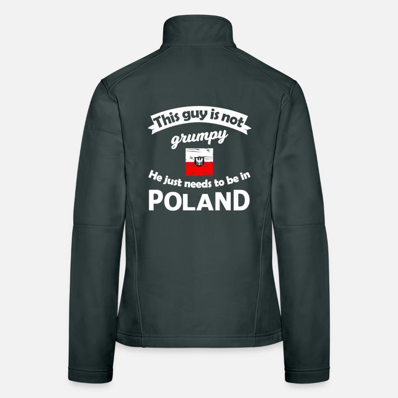 Polen Not Grumpy Tee Frauen Softshelljacke