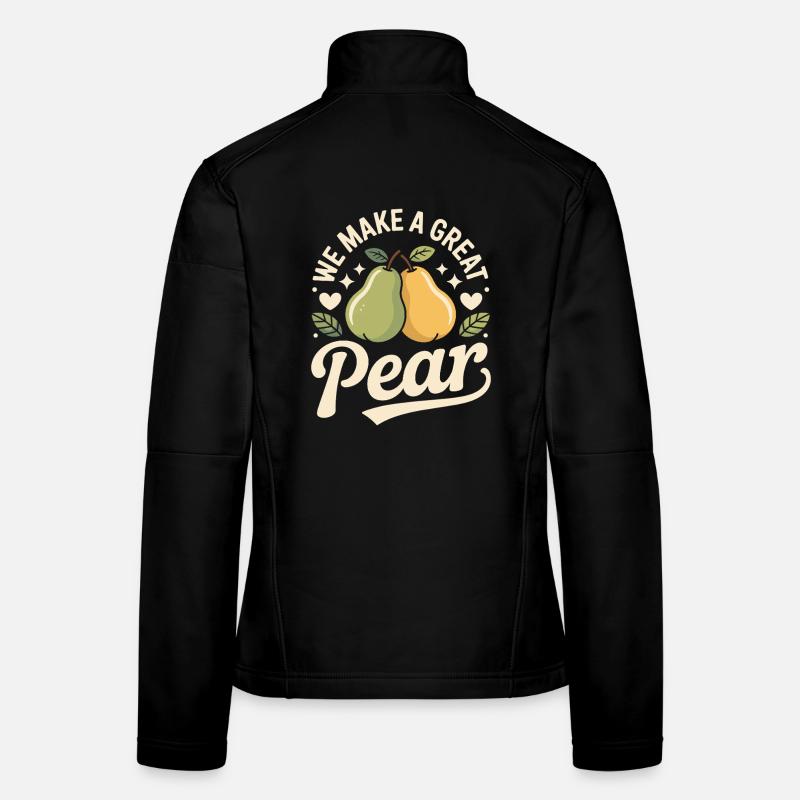 Nous faisons une excellente poire Veste en tissu softshell Femme