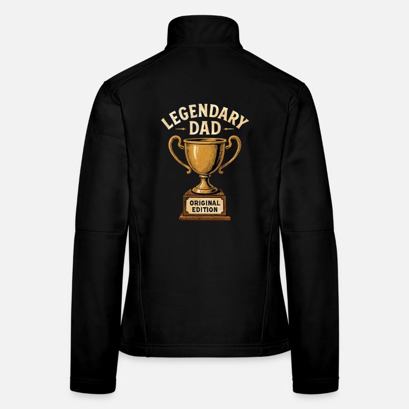 Legendary Dad – Retro Trophy Édition Originale Veste en tissu softshell Femme