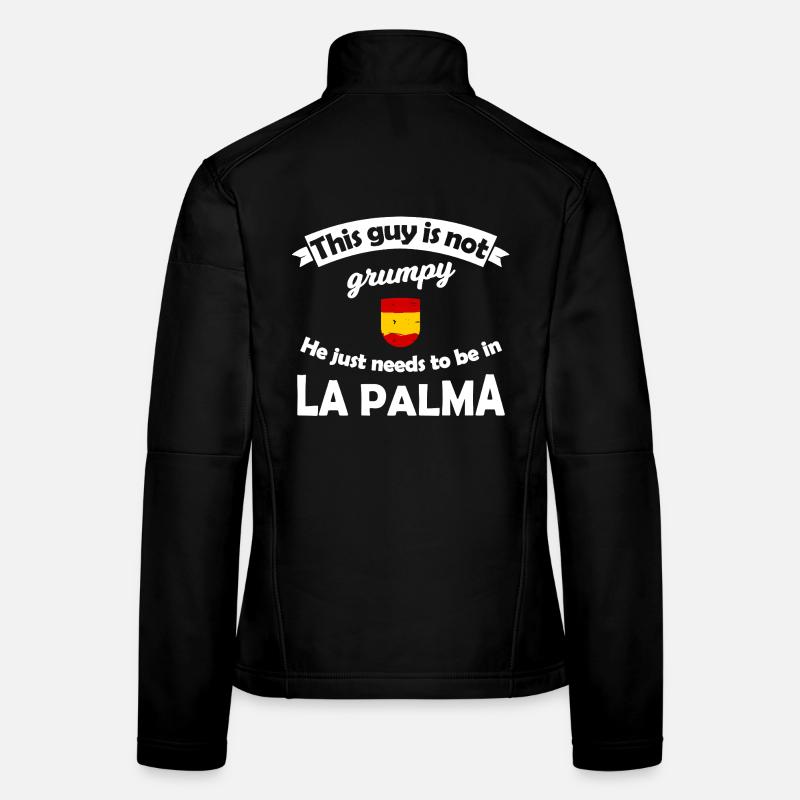 La Palma Humor: Not grumpy, holiday mood Women's Softshell Jacket