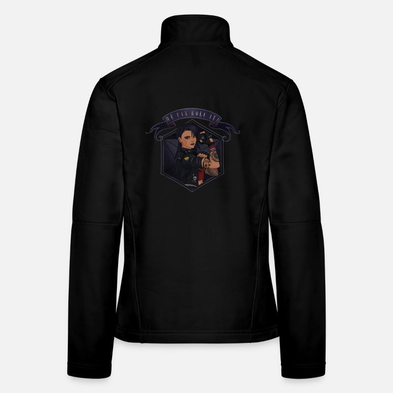 We can ROLL it! Tanned - Women's Softshell Jacket - black