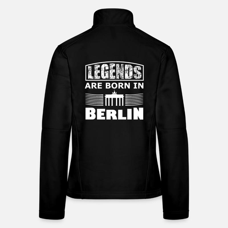 Légendes de Berlin Veste en tissu softshell Femme