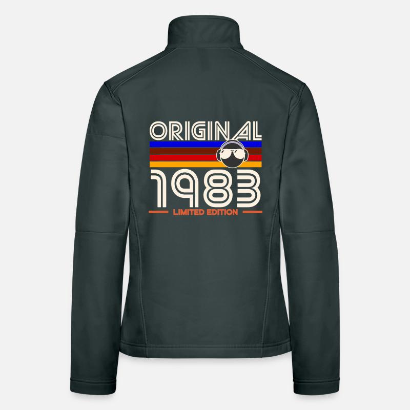 Originale Vintage-Edition von 1983 Frauen Softshelljacke