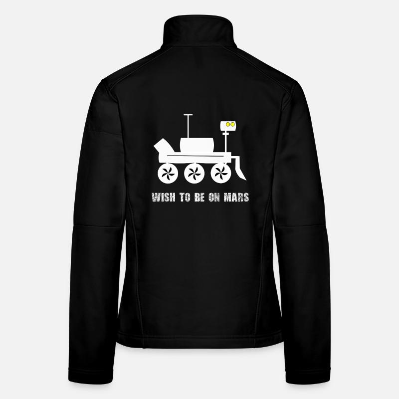Mars-Wunsch Rover Motiv Frauen Softshelljacke