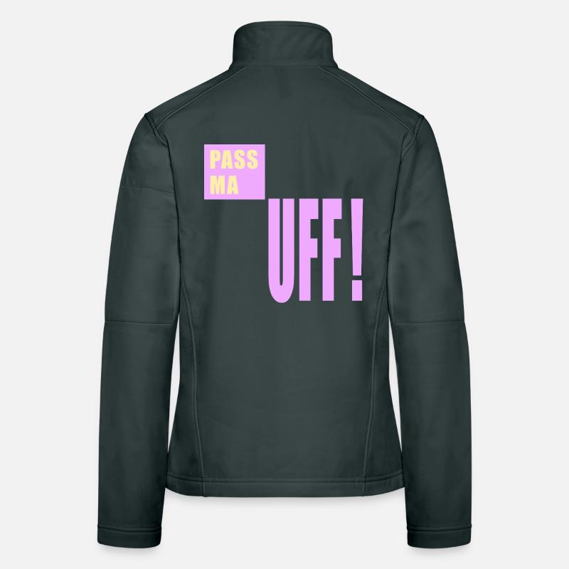 Berlin Aufpassen Berlinerisch Frauen Softshelljacke