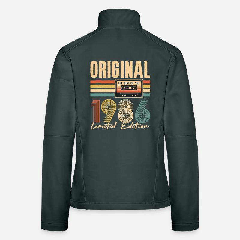 40e anniversaire, 40 ans Veste en tissu softshell Femme