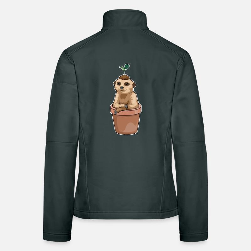 Erdmännchen Setzling Frauen Softshelljacke