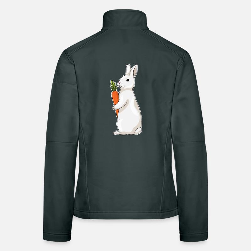 Carotte de lapin Veste en tissu softshell Femme