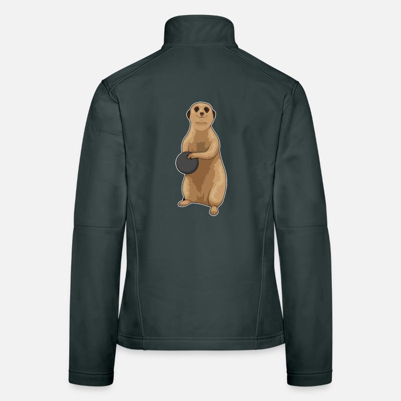 Suricate Boule de bowling Veste en tissu softshell Femme