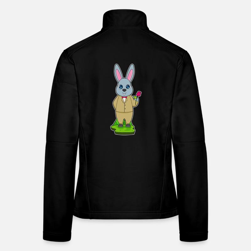 Rabbit Groom Suit Wedding Women's Softshell Jacket