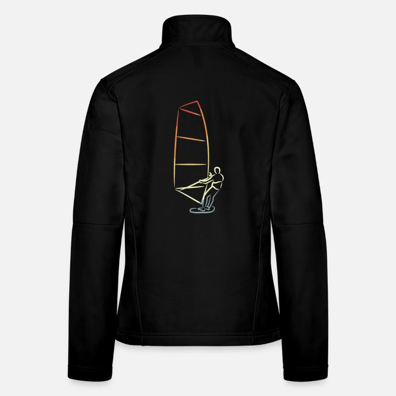 Vintage Windsurfers Women's Softshell Jacket