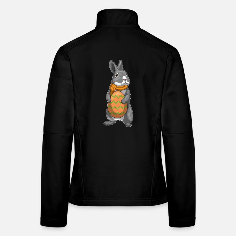 Œuf de Pâques du lapin de Pâques Veste en tissu softshell Femme