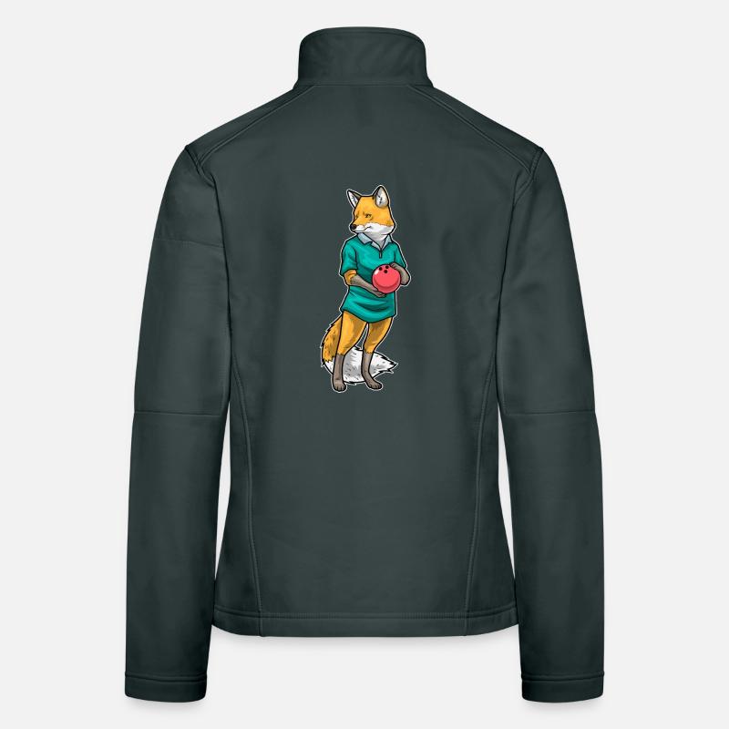 Fuchs Bowling Bowlingkugel Frauen Softshelljacke