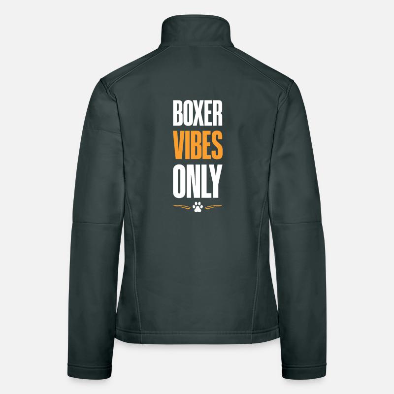Boxer Vibes Only Women's Softshell Jacket